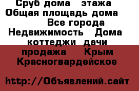 Сруб дома 2 этажа › Общая площадь дома ­ 200 - Все города Недвижимость » Дома, коттеджи, дачи продажа   . Крым,Красногвардейское